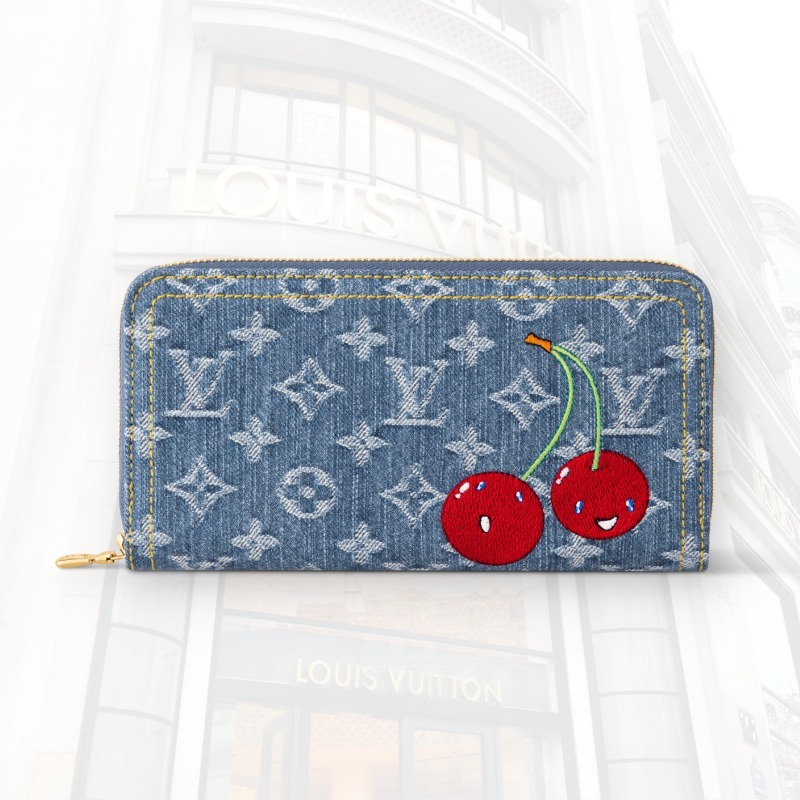 ルイヴィトン×村上隆*モノグラムチェリージッピーウォレット