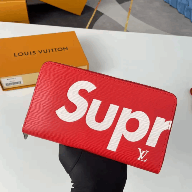 LOUIS VUITTON*SUPREME 財布 19.5*10.5*2.5CM