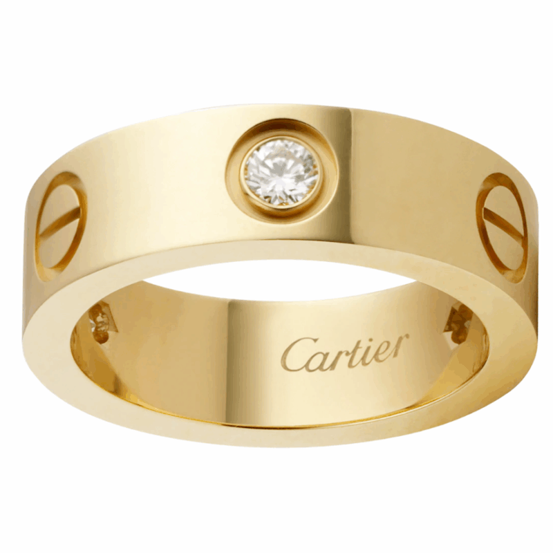 【Cartier】カルティエ LOVE RING, 3 DIAMONDS リング、ダイヤモンド3個