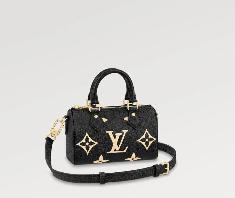 希少 LOUIS VUITTON ナノスピーディー ミニバッグ 黒 SAC NANO SPEEDY M81456 M82890