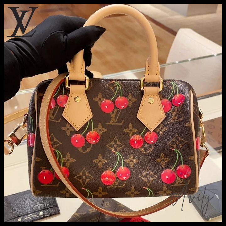 村上隆コラボ ♪【ルイヴィトン】スピーディ・バンドリエール 20