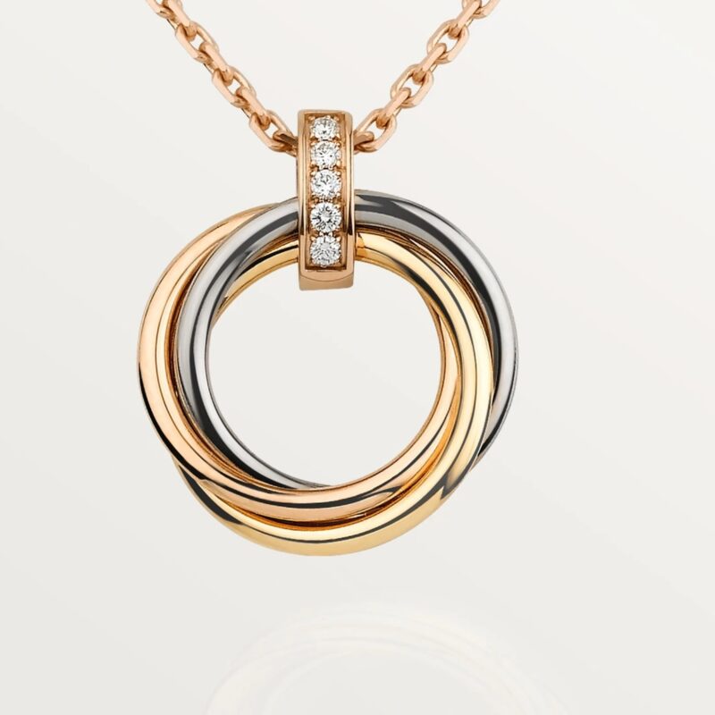 Cartier【カルティエ】トリニティ ネックレス (ゴールド)