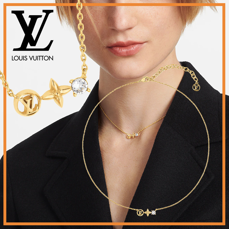 新作☆LOUIS VUITTONルイヴィトン★コリエ・プティ ルイ (ゴールド)