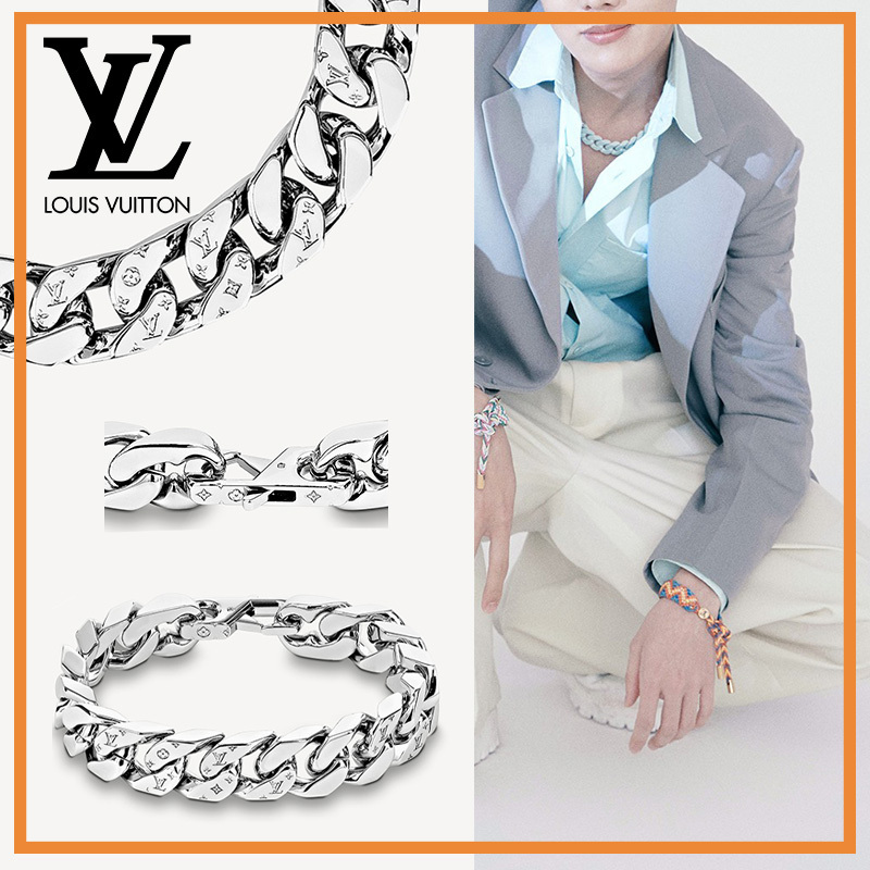 完売前に！LOUIS VUITTON ブラスレLVチェーンリンクス (シルバー)